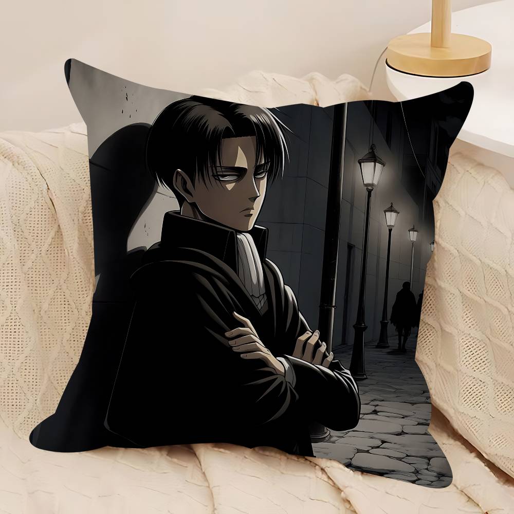 L-Levi A-Ackerman 45*45cm Cushion Cover Pillow Cover Decor Pillowcase Home Pillowcase For Couch Pillow