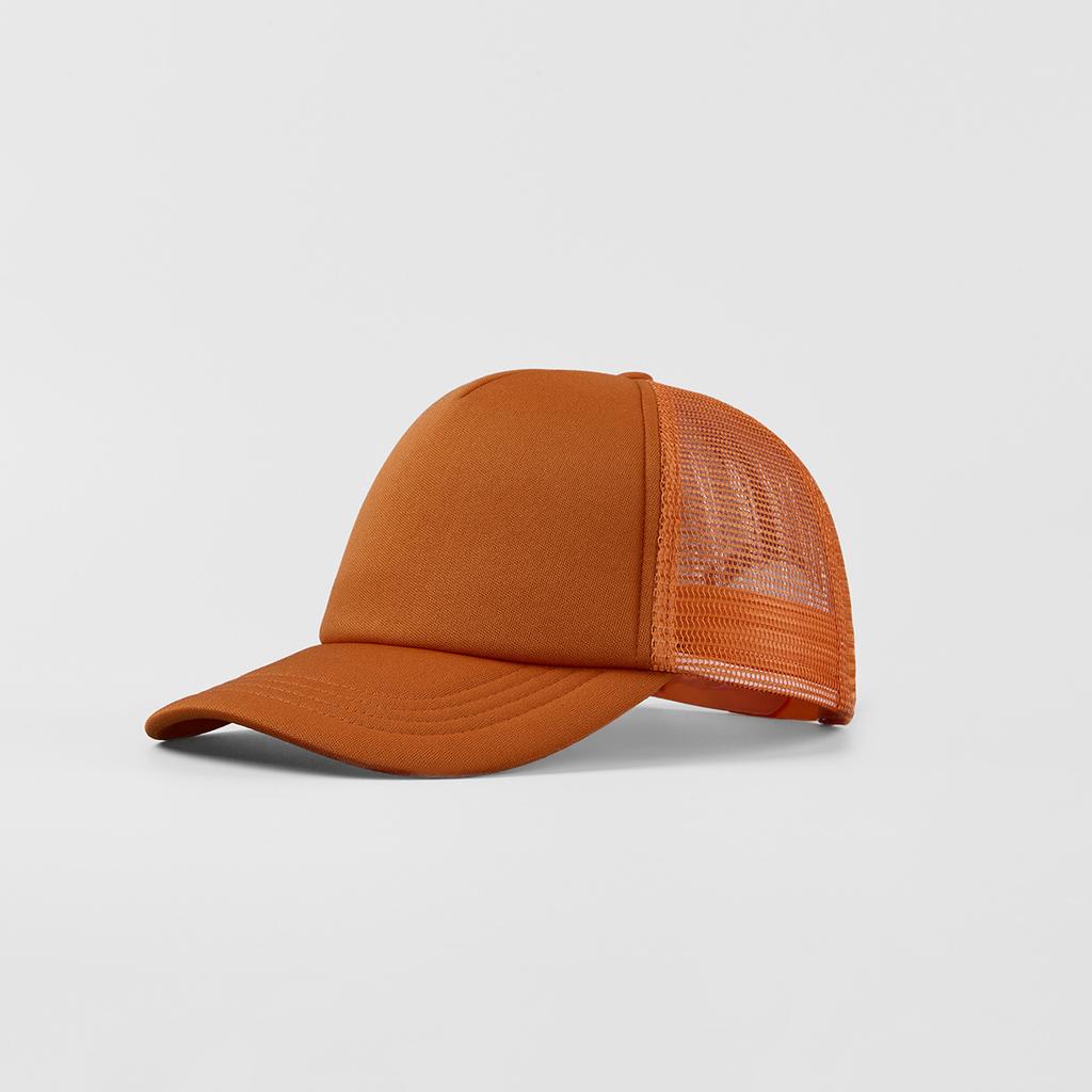 High Quality Custom Puff Printed 5 Panel Mesh Trucker Hats Foam Snap Back Adjustable Cap Striped Fashion Design Unisex