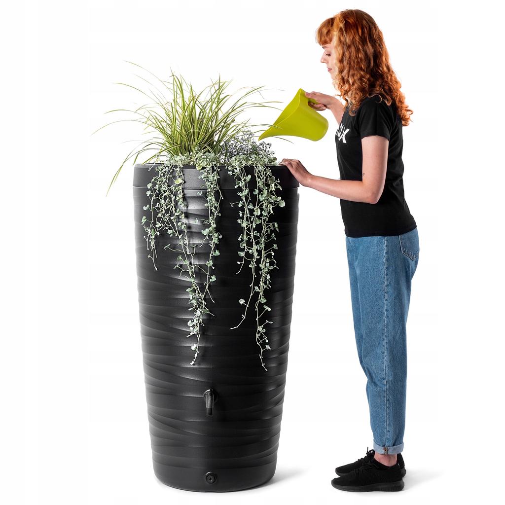 KADAX Rainwater Tank 240L Water Barrel Container With Tap Pot Large