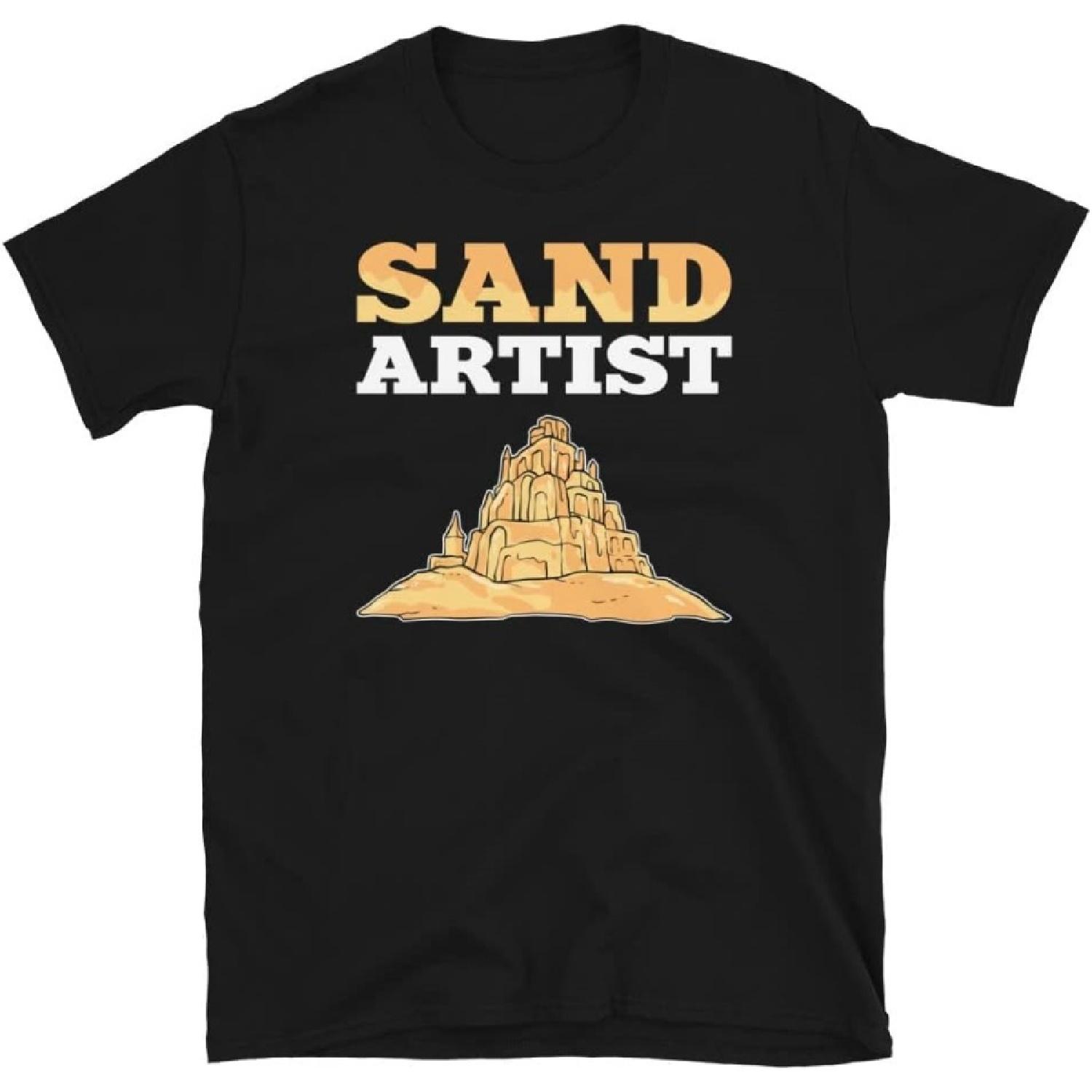 

Sand Artist -Sand Art Sandcastle and Sand Sculpture T-Shirt XXXXXL чорний