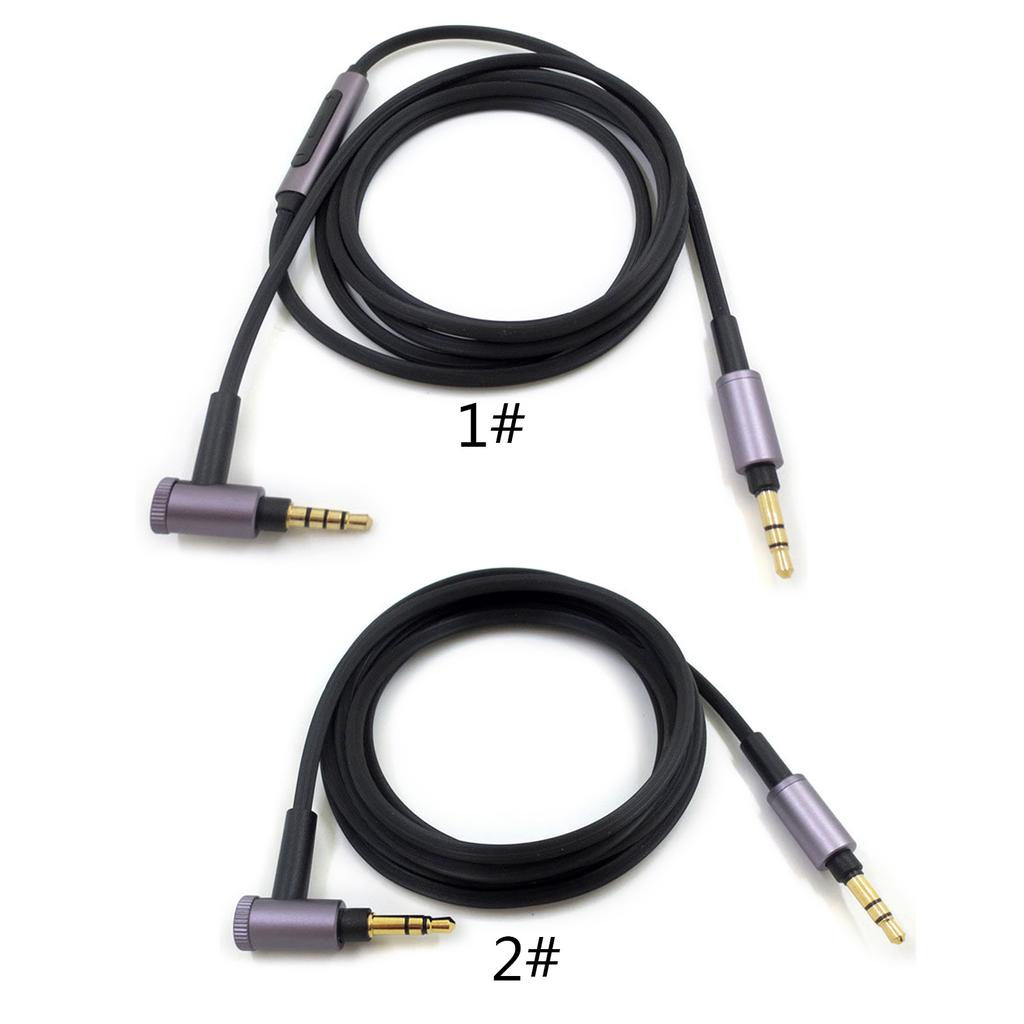 Replacement Auxiliary Audio Cord Cable with Microphone for MDR-100ABN 1A MDR-100X MSR7 WH-H900N 800 WH-1000XM2 XM3 XM4