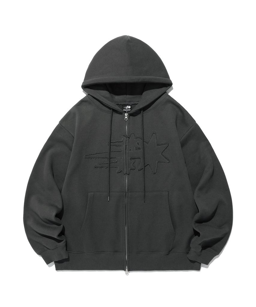 Niceghostclub 3Star Logo Zip Hoodie_6Colors(Ng2Efum480A)