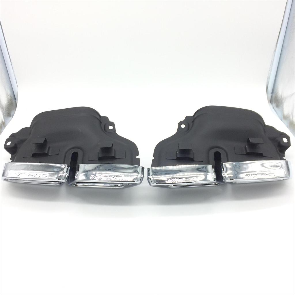 Mercedes-Benz W212 Edelstahl Vierfach-Auspuffschalldämpfer und Endrohre