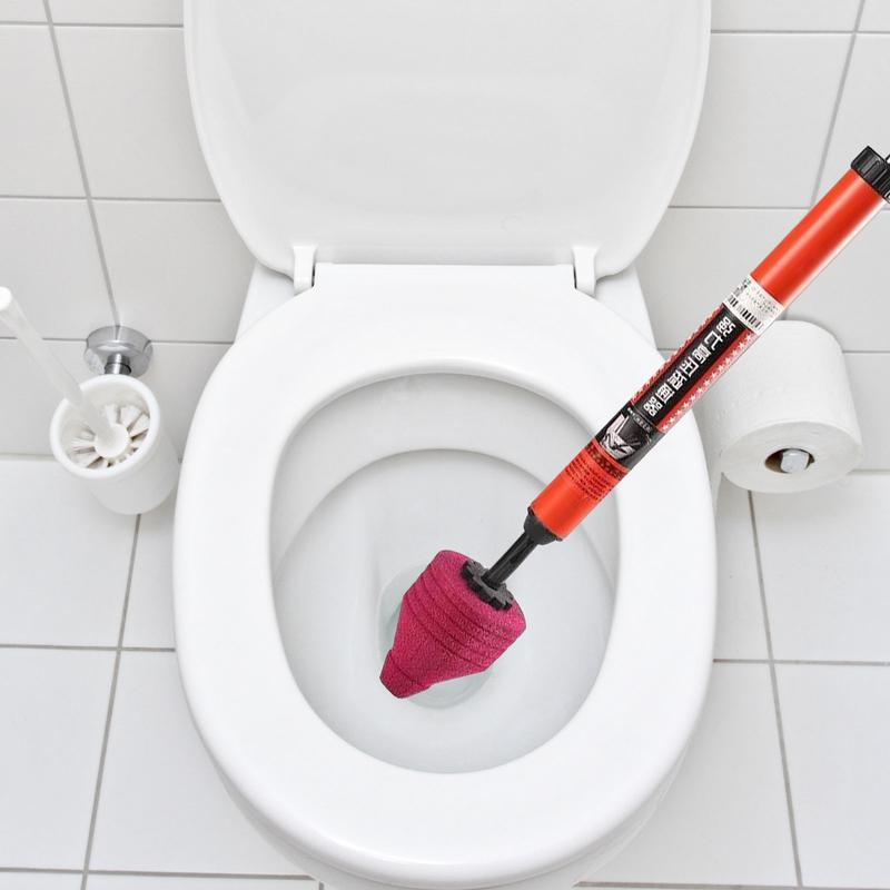 1PC High Pressure Toilet Unblock One Shot Toilet Pipe Plunger Silicone Quickly Unblock Household Toilet Sewer Dredging Plunger