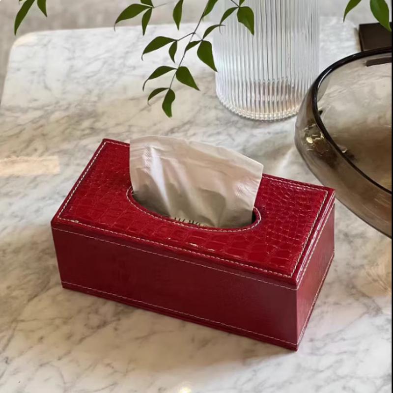 

Кожаная салфетница GUAIKEAI с узором под крокодила