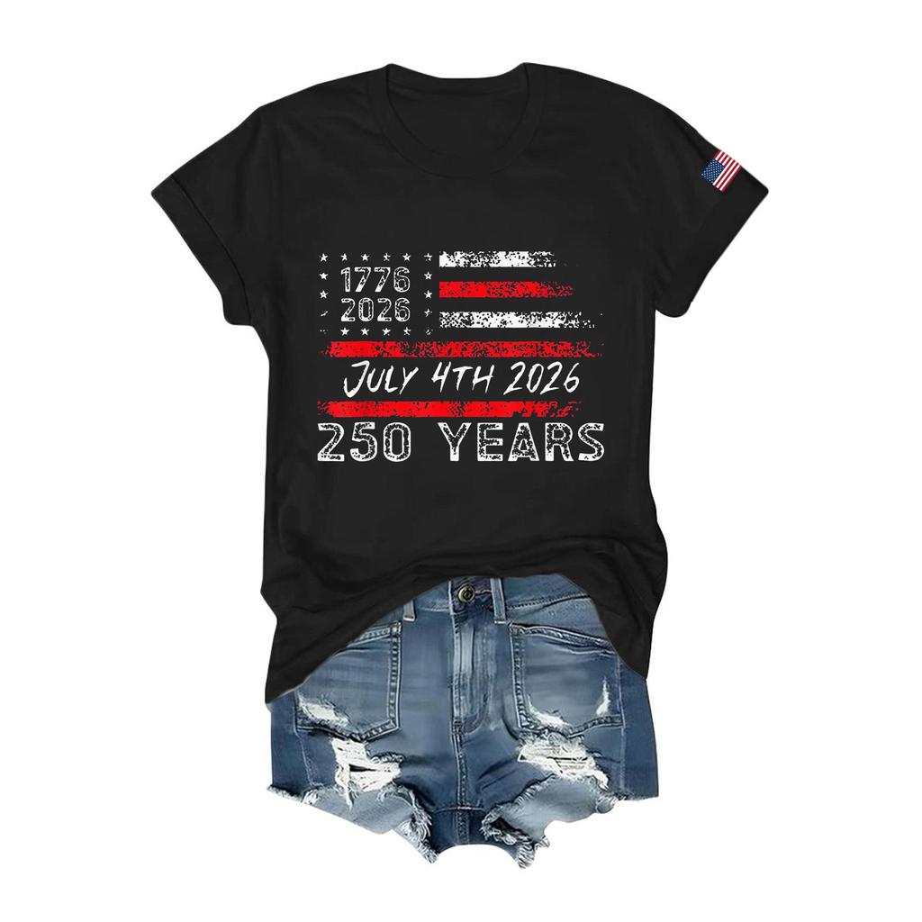 Damen T-Shirts Kurzarmshirts Pullover Sommer Frühling Oberteile Blusen