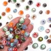 10 Stück 8 10 12mm Lampwork Abakusperlen Bunte geschliffene Kristallglasperlen Für DIY Bastelarmbänder Ohrringe Schmuckzubehör