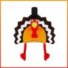 1pcs Funny Carnival Chicken Leg Hat Christmas Thanksgiving Decoration Turkey Hat Adult Carnival Hat Halloween Party Festive Cap