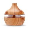 Wood Grain Ultrasonic Aroma Diffuser,300ml Cool Mist Air Humidifier with 7 Color LED Night Light for Home,Bedroom,Office