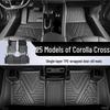 2025 Toyota Corolla Cross TPE Full Coverage Floor Mats & Accessories