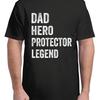 Dad Hero Protector Legend Vintage Distressed For Adult S 4Xl T Shirt