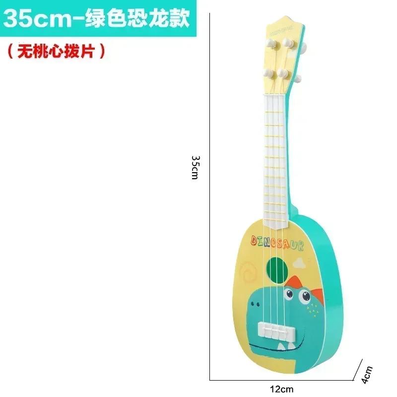 Dětská kytara Hudební nástroj Ukulele Hudební Montessori hračky pro děti Učení Vzdělávací hračky Vánoční dárek k narozeninám