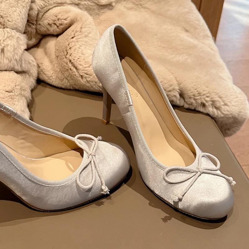 Fashion Spring/summer Designer, Cross-strap Women's Heels Fashion Light Bow Elegant Stripper Party