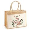 Tote Bag - PLANETEE - Jute with Pocket Lina Life Is Prettier - Jute - 43x33 Cm - Printed In France