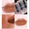 VIBELY transparentní stříbrná matná sametová rtěnka pigmentovaná voděodolná rtěnka Small Ice Cube Shape Lip Makeup Lipstick