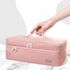 2 Layers Portable Hair Dryer Tote Bag Multi-compartment Large Capacity Curling Iron Carrying Case Space Saving Handheld
