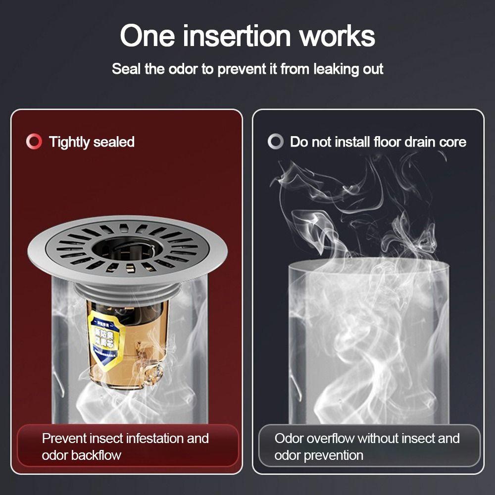 Insect Proof Removable Seal Stopper Stainless Steel Basin Drain Filter  Water Drain Supplies