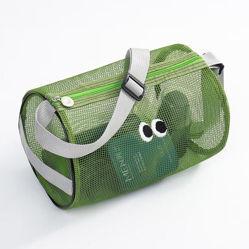 

Linpan Cylindrical Breathable Mesh Travel Storage Bag One Size