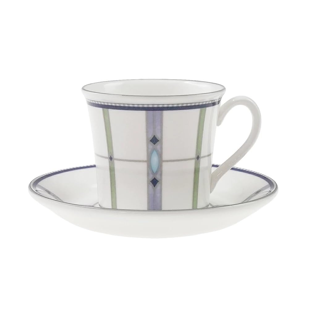 

Wedgwood Quadrant Coffee Cup and Saucer in (Made England) [Used]