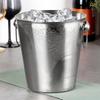 Large Ice Bucket for Ice Bottles of Champagne, Wine, Alcohol, Vodka, Steel