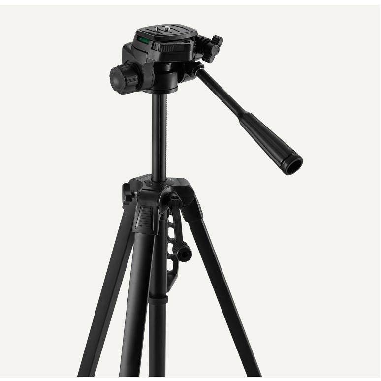 1.7m Cross DSLR Camera & Phone Tripod with Bluetooth for Live Broadcast & Photography.