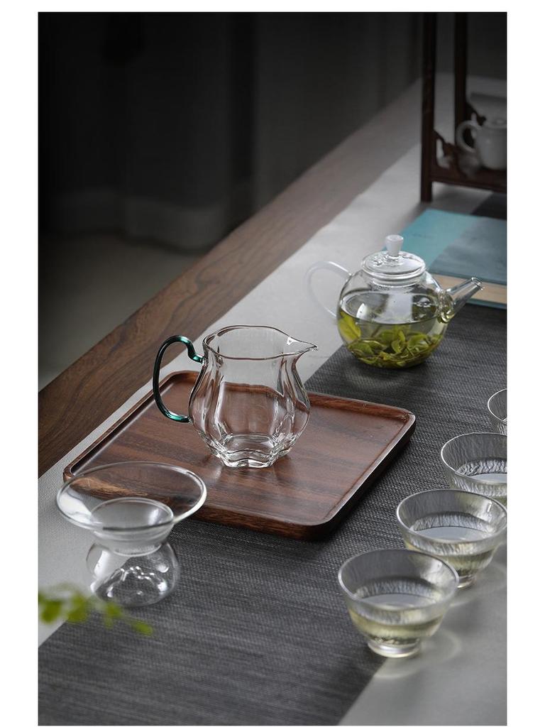 200ml Japanese Tea Fair Cup - Glass Serving Pitcher for Kung Fu Tea Ceremony