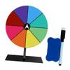 Tabletop Prize Turntable Set Erasable Pen Eraser Set Lucky Draw Roulette Wheel for Supermarkets Pub Gatherings Tradeshow Party
