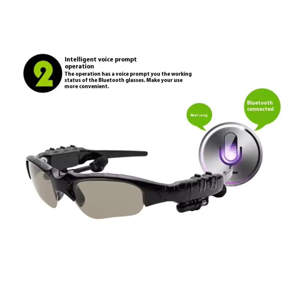 Stylish Design Smart Glasses Bluetooth-compatible Headphones Audio Sunglasses Music Listening