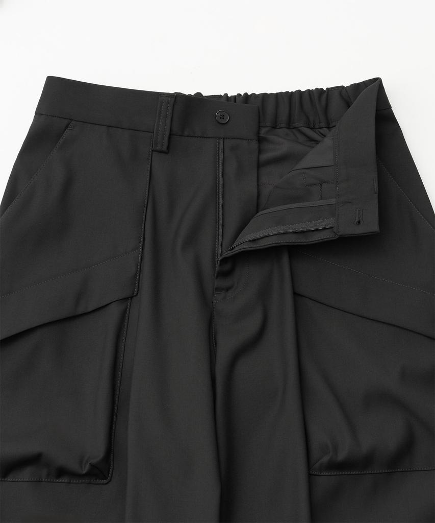 ANOTHER OFFICE Utility Cargo Slacks (Black)
