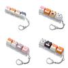 Cute Cats And Dogs Keychain 4 Keys Keyboard Key Ring Backpack Pendant Decompression Tool Stress Relief Toy