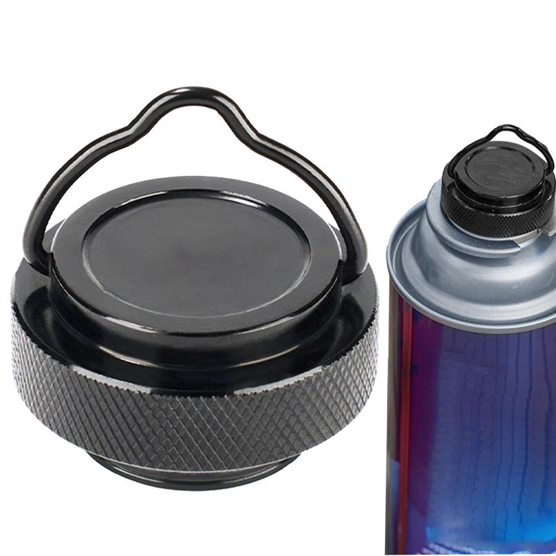 

Camping Canister Magnetic Lid Aluminum Alloy Sealed Caps Portable Accessories For All Types Cassette Tanks Compact Sealed Lids france