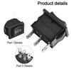 MOMENTARY ONOFF Direction Rocker Switch 3 Pin 21x15mm Panel Mount Rated 3A for DIY Electrical Direction Control and Switching