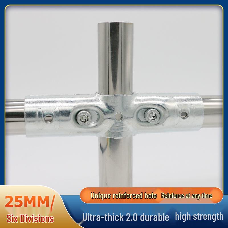Edelstahl 25mm Sechskant-Rohrverbinder für verzinkte und Eisenrohre