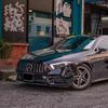 Heißer Autoaufkleber Chrom Silber Schwarz Frontgrill Stern Abzeichen Emblem OEM 3D Flache Oberfläche Für Mercedes Benz W205 W177 W217 R231 W11