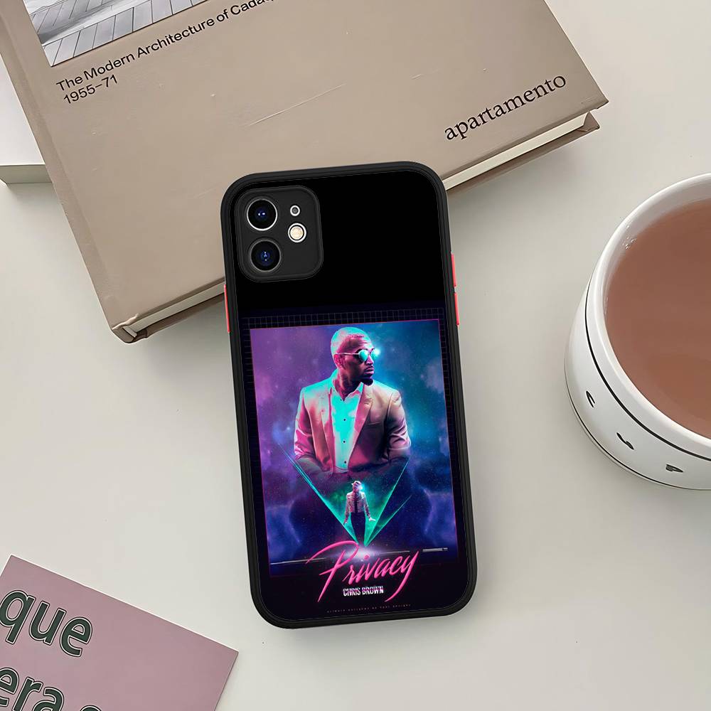 

Chris Brown American Rapper Phone Case For IPhone 16 15 14 13 12 11 Pro Max 7 8 6 6s Plus Matte Cover iphone Xs Max