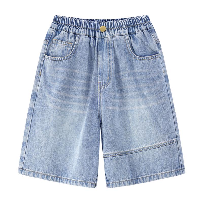 Zuoxi Boys Lyocell Soft Denim Shorts 140