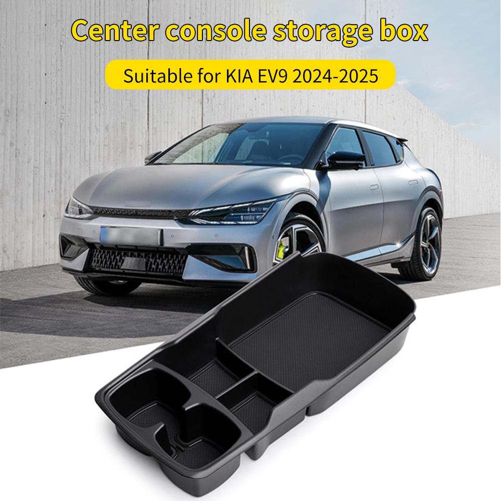 Cup Mat Central Control Armrest Silicone LHD/RHD Wireless Charger Mat For KIA EV6/EV9 2024-2025 Rear Screen Storage Box