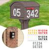 Waterproof Number Sticker Heat Resistant Self Adhesive Nanofilm Mailbox House Address Decals Sticker For Home Farmhouse Decor