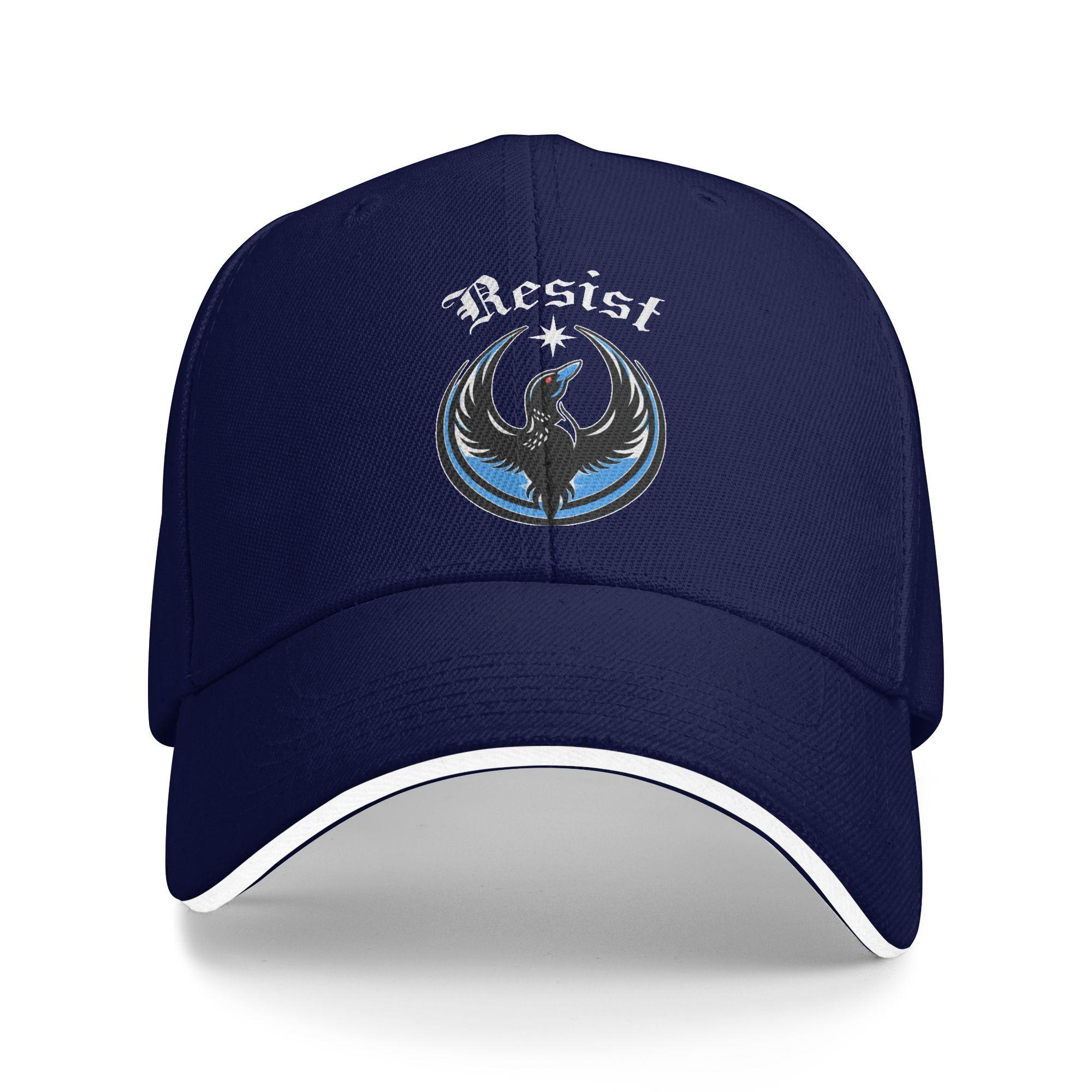 

Anti Resist Minnesota Rebel Loon Sun Baseball Cap Summer Design Print Trucker Hat For Women Men Outdoor Sport Baseball Caps As Picture темно-синього кольору