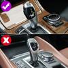 F15 F16 LHD RHD Car Gear Shifter Knob Shift Lever Cover Replacement For BMW X5 X6 Series 2014-2018 61319346825 61319346826