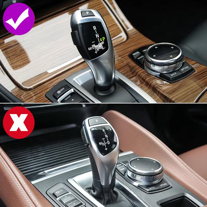 F15 F16 LHD RHD Car Gear Shifter Knob Shift Lever Cover Replacement For BMW X5 X6 Series 2014-2018 61319346825 61319346826
