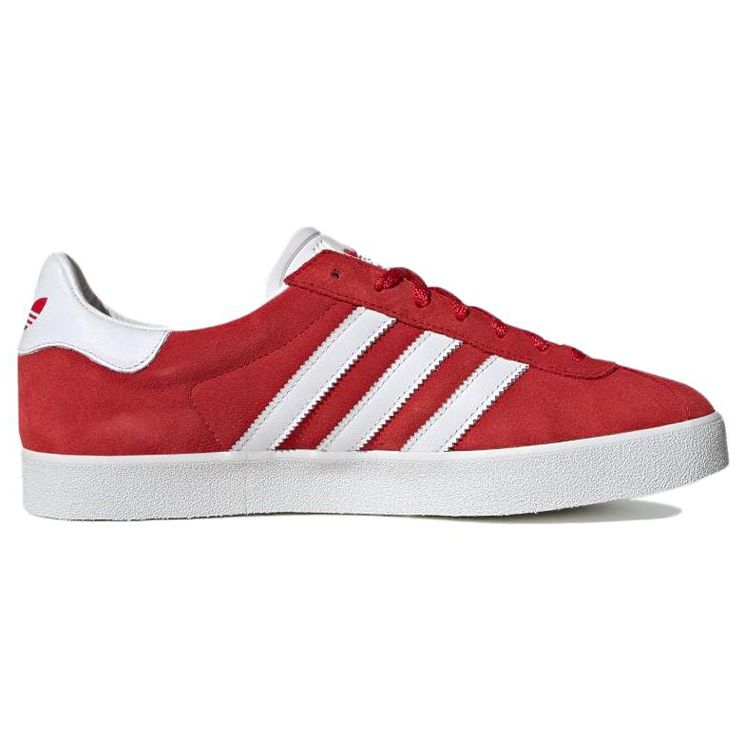 adidas Gazelle 85 Scarlet Unisex Sneaker Rot Besser-Scharlachrot Wolkenweiß IG0455