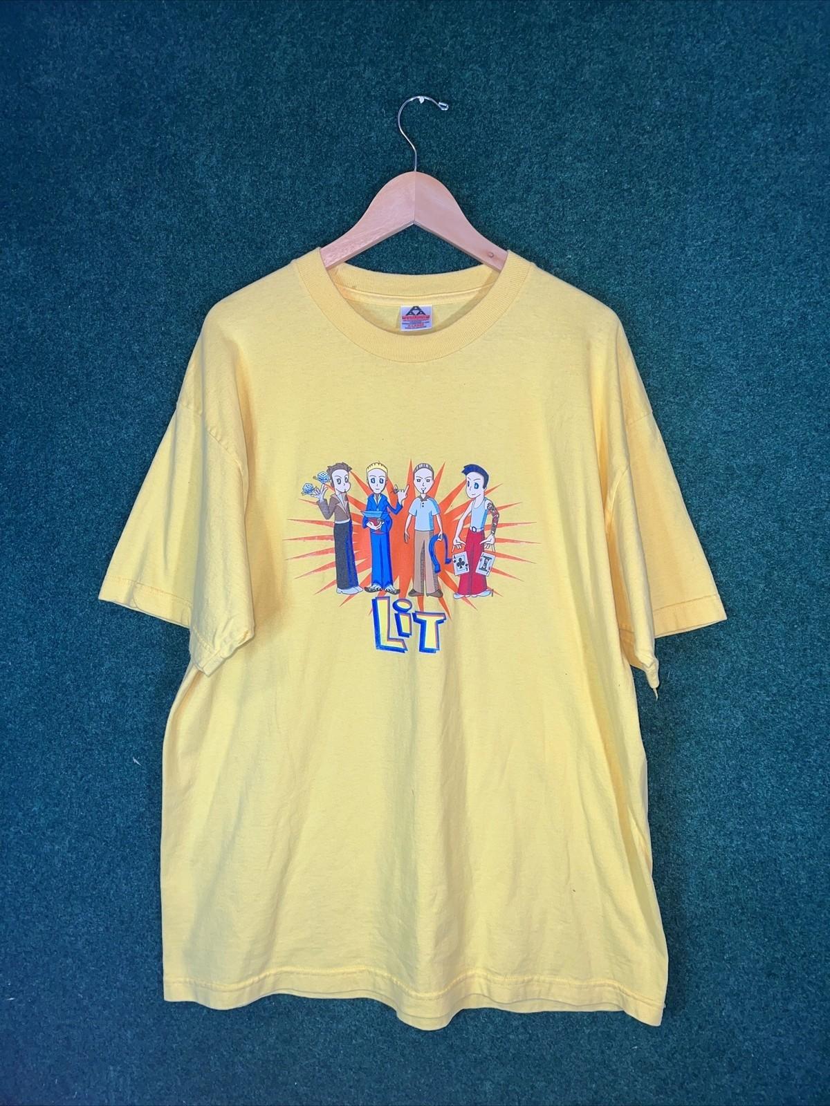 Lit Band Yellow Cotton Shirt Full size S-5XL Unisex TH287 XL
