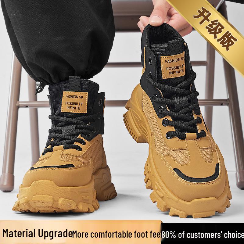 Chaussures de Randonnée Warrior Noires pour Homme 2025 - Antidérapantes, Extérieur, Sports d'Été et d'Automne, Chaussures de Papa