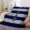Tottenham Wappen Design Flanelldecke, Weiches Polyester, Modernes Design, Ganzjahres- für Camping, Reisen, Geschenke für Feiertage oder Geburtstage