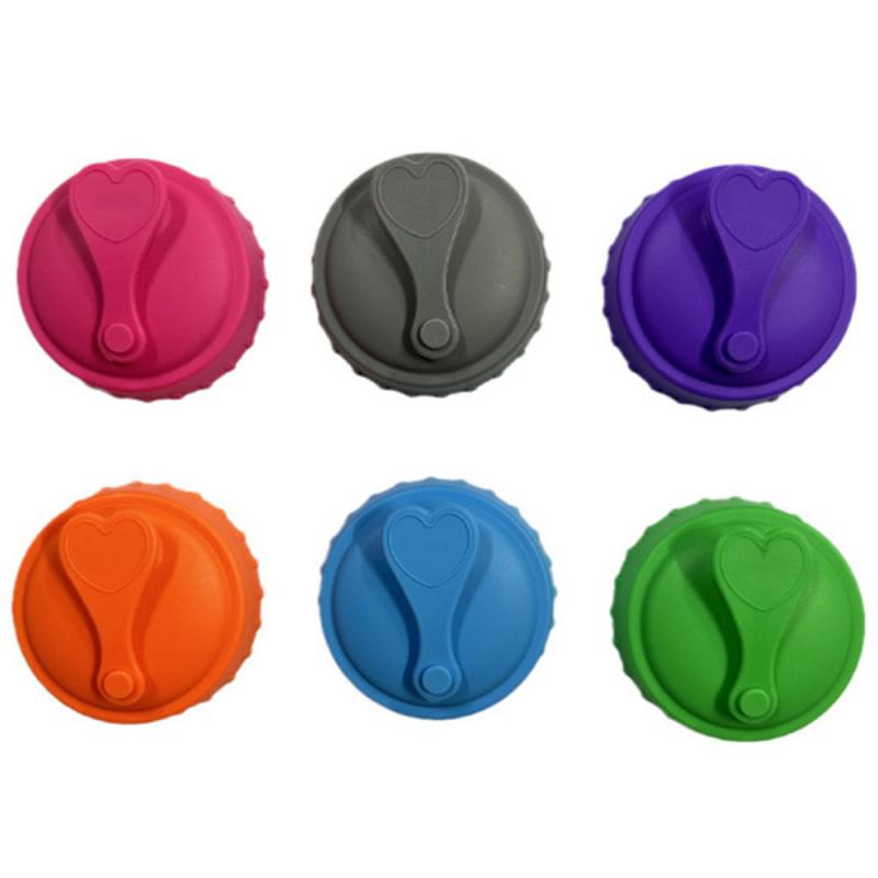 Can Cover Leak-proof Soft Cans Beer Water Cup Accessories Silicone Soda Jar Lid Reusable Seal Drinks Drinking Utensils Silicone