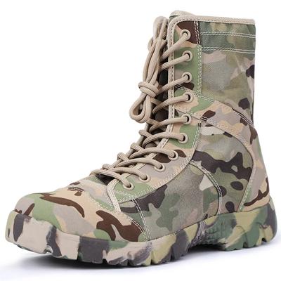 Modische Herrenstiefel, modische High-Top-Canvas-Schuhe, Dschungel-Trainingsstiefel, rutschfeste Wanderstiefel für den Außenbereich, taktische Wüstenstiefel, Botas Hombre