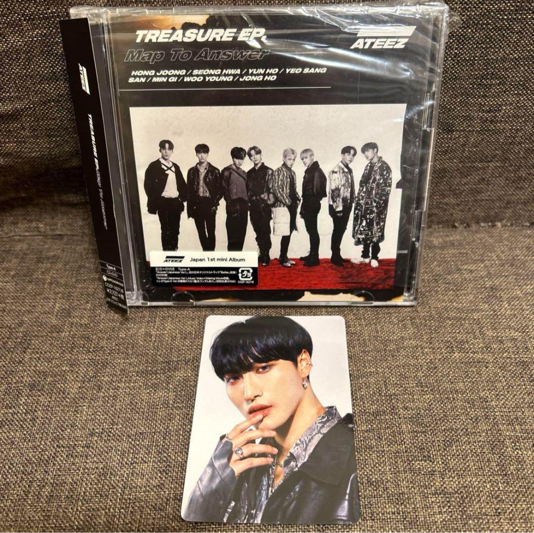 

[USED] ATEEZ TREASURE EP.Map To Answer Songhwa trading card included