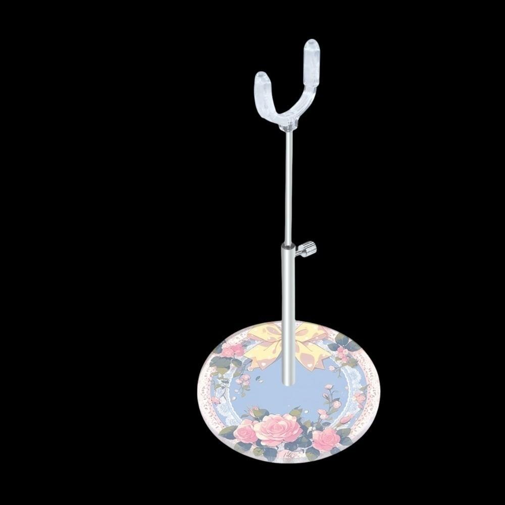 Shaped Base Doll Standing Bracket Retractable Model Holder Doll Display Rack  Doll Accessories
