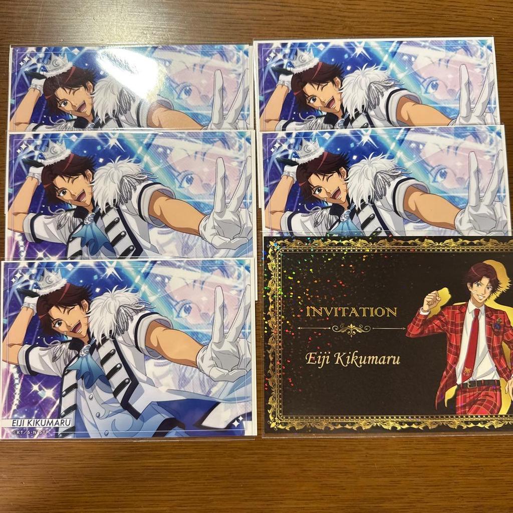 [USED] Prince of Tennis Eiji Kikumaru Postcard Bonus Tenipuri New Prince of Tennis Teniravi